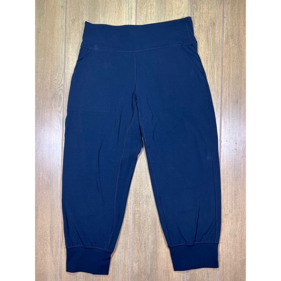 Lululemon Pants - Lululemon Align Jogger Crop 23 Navy Blue High Rise Nulu Yoga Pants Size 8